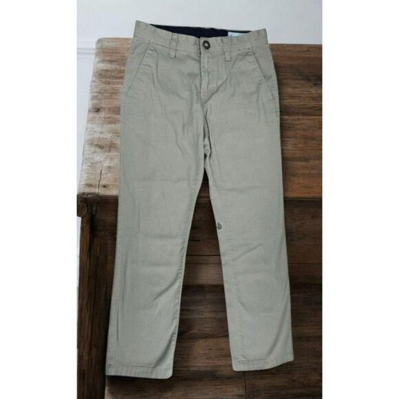 Volcom Mens Khaki Stretch Cotton Blend Chino Pants 28 x 29 - Picture 1 of 8